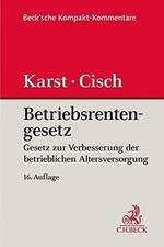 Betriebsrentengesetz: Gesetz zur Verbesserung...