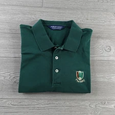 Polo Golf Ralph Lauren Pine Valley Golf Club Polo Shirt Men's XL Green Cotton