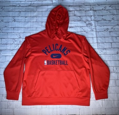 Mens Size XL Nike NBA New Orleans Pelicans Team Hoodie Sweatshirt