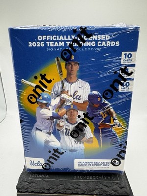 2026 UCLA Baseball Onit Athlete PLATINUM SEALED Box 40 Card - 1 Guaranteed Auto