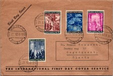 GOLDPATH: Vatican City cover 1975 to Netherlands first day CV919_P02