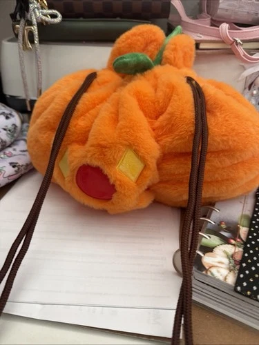 POP MART Halloween Plush Pumpkin Drawstring Blanket Bag Why So Serious