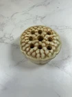 Vintage Weller Pottery Flower Frog Muskota Pebbles Nine Hole