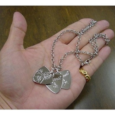 ま*ち様 ヒステリックグラマー/WOMAN ON SKULL PICK ネックレ HYSTERIC GLAMOUR WOMAN ON SKULL PICK Necklace Pendant GuitarPick