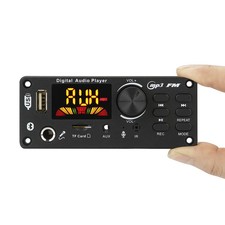 Bluetooth 5.0 MP3 Audio Decoder Board 6.5mm 2x50W with Amplifier 87.5-107.5MHz