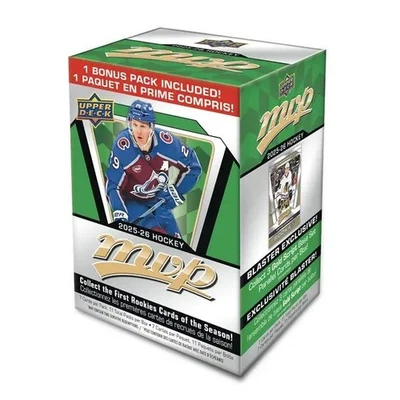2025-26 Upper Deck NHL Hockey MVP 77Ct. Blaster Box | Factory Sealed