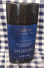 NEW Men's OCEAN Antiperspirant Deodorant Stick 2.7 oz Bath  Body Works