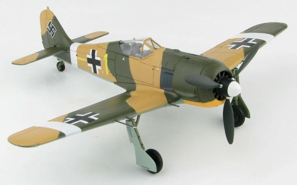 Hobby Master 1:48 Focke-Wulf Fw 190A 6./JG 2 Richthofen Yellow1 Rudorffer HA7425 - Image 3 of 4