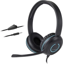 Cyber Acoustics Stereo Headset AC-5002, Single 3.5mm Plug