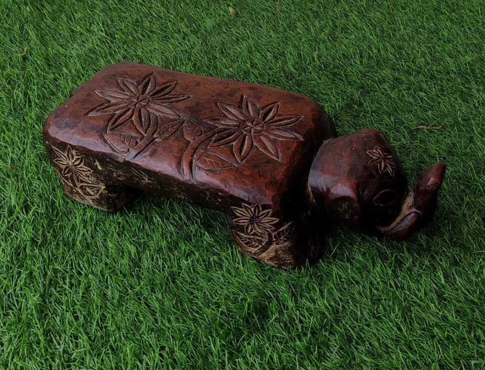 Antique Primitive Shaman Elephant stool Ritual stool object , PO - Image 4 of 4
