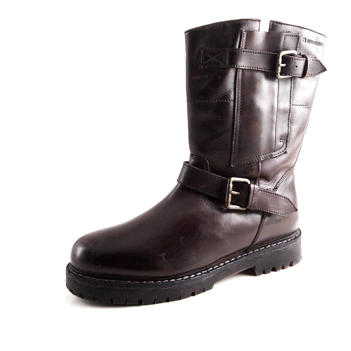 Hugo boss sales biker boots