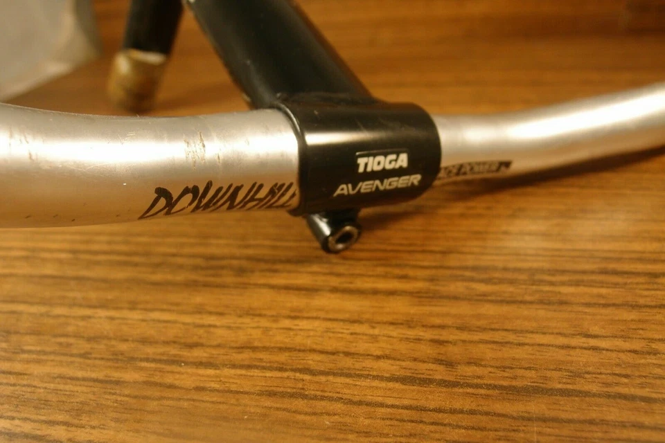 Manillar plano años 90 Humpert Race Power + Tioga Avenger Prestige vástago de gran tamaño Foto 2 de 4