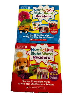 Scholastics Nonfiction Sight Word Readers Parent Pack: Level A
