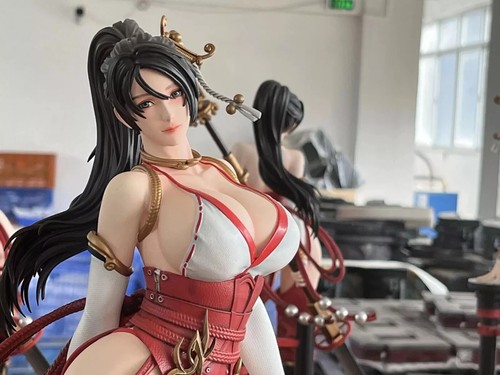 Statua in resina Dtalon Studio Dead or Alive Momiji scala 1/4 fusa dipinta Corgi - Foto 5 di 12