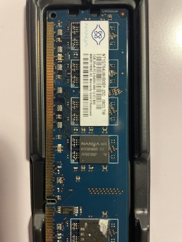 RAM NANYA 2RX8 DDR2 PC2-6400U-666 E1.800 Totali (2 Banchi Da 1 Gb) 2GB TOT - Foto 2 di 3
