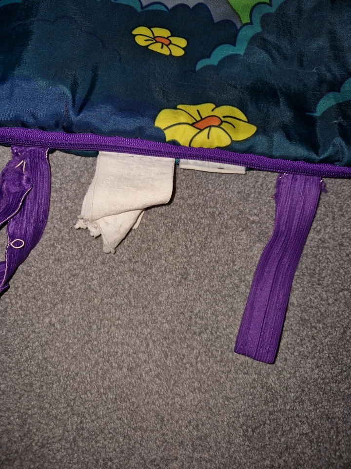 The Simpsons Homer Bart Marge Lisa Maggie Sleeping Bag Vintage Camping Bag - Image 4 of 4