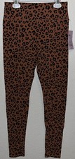 Wild Fable High Rise Classic Leggings Brown Leopard Print Women Sz Small