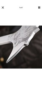 12.2" Camping Hatchet with Sheath Outdoor Polished Axe Survival Wolf Tomahawk