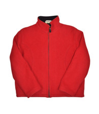 Peter James Jacket Womens L Red Wool Cashmere Full Zip Lined Bomber Britain