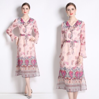sachin and babi light blue dress Midi Floral Dresses for Women main image 0