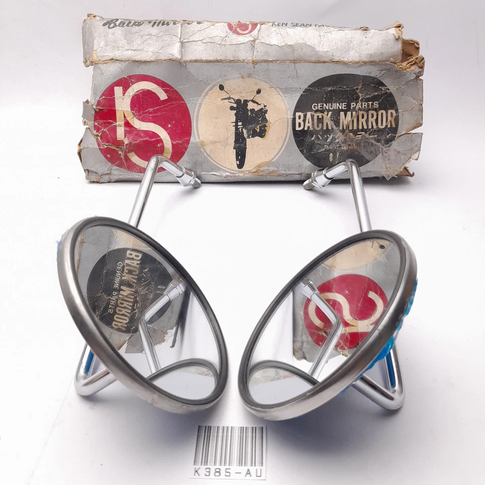 Espejos retrovisores Yamaha V75DX pueden adaptarse a YL1 YL2 MF3 V50 V70 V75 V80 V90 DT100 NUEVO #5 Foto 3 de 4