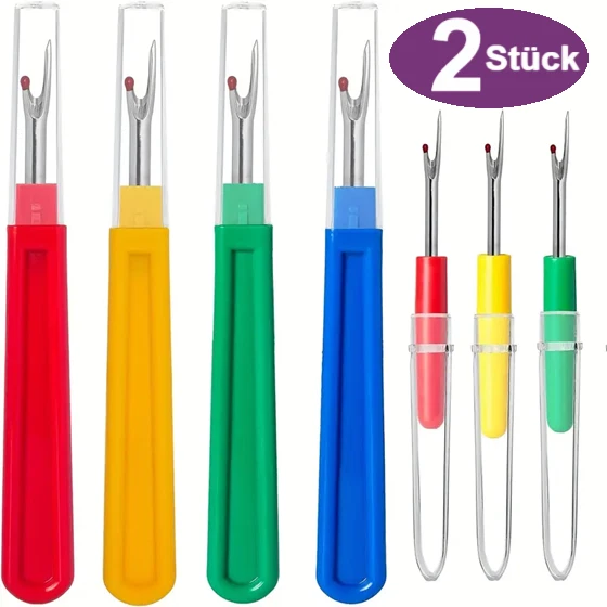 2x Nahttrenner mit Schutzkappe Auftrenner Naht Nähen Handarbeit einfach, schnell