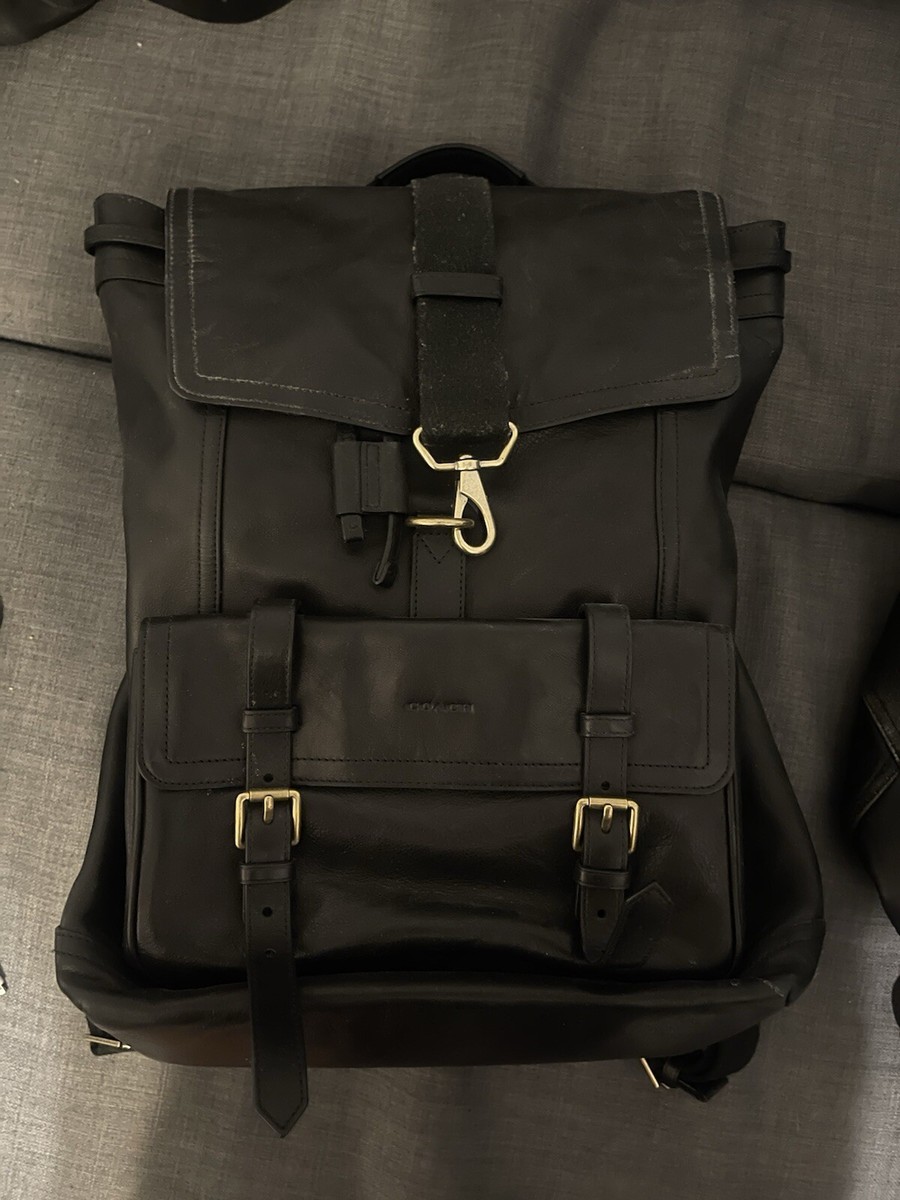 Coach Rucksack Bleecker Backpack Calf Leather Brown | eBay