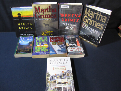 Martha Grimes Belle Ruin, Grave Maurice, Cold Flat Junction, Plus 6 More!