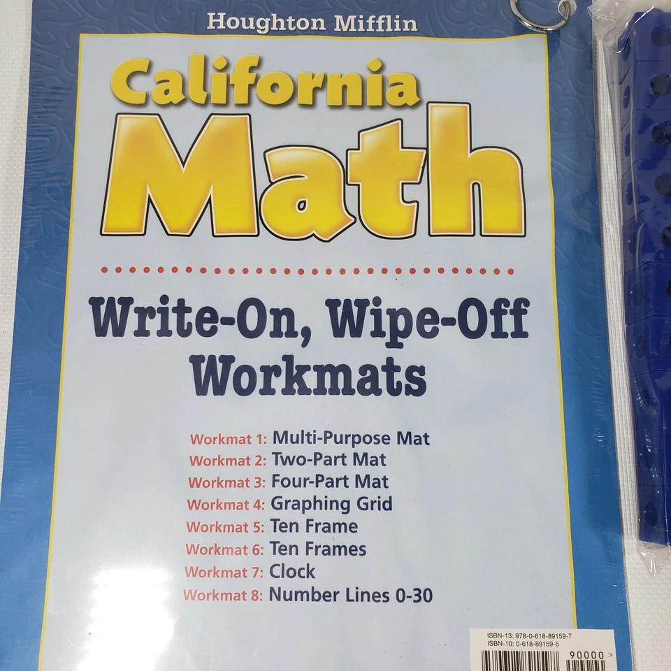 KINDERGARTEN STUDENT MATH MANIPULATIVE KIT AND WORKMATS EDUCATIONAL LEARNING AID - Image 3 of 4