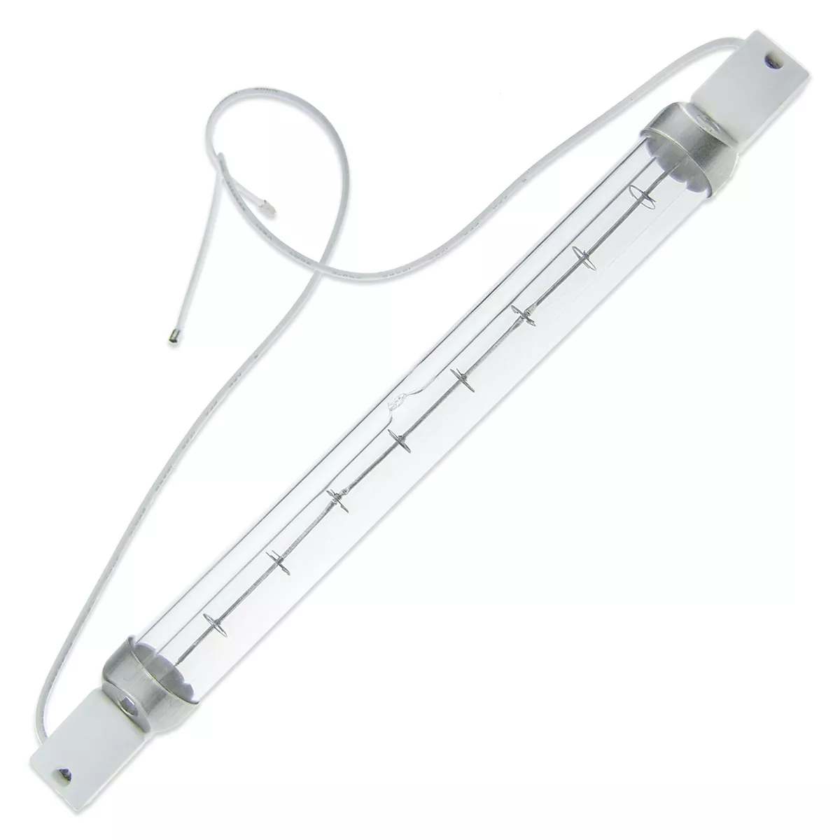 LA11 300W WIRED GANTRY FOOD HEAT LAMP JACKETED QUARTZ BULB 220 240 VOLTS