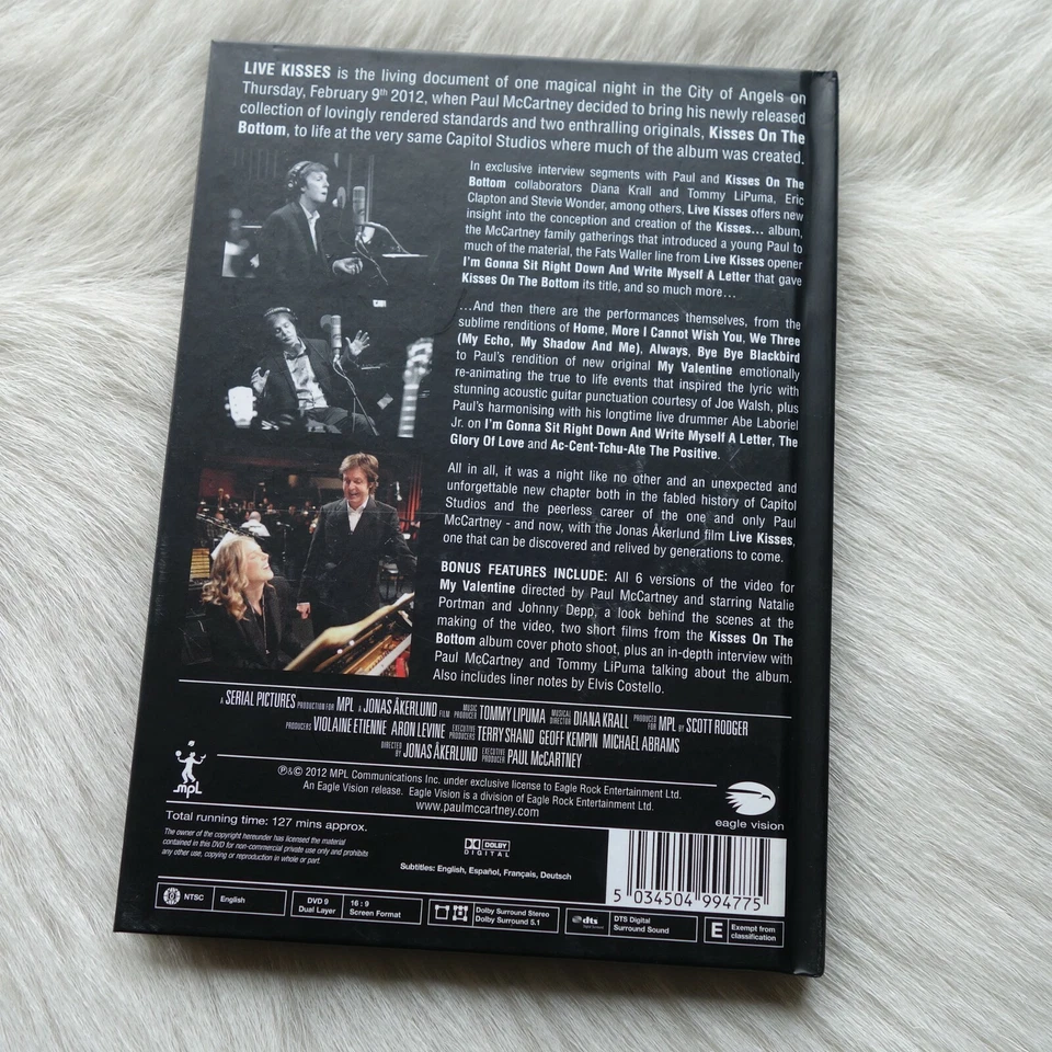 PAUL MCCARTNEY LIVE KISSES Dvd Paul McCartney Dvd Paul McCartney Documentary - Image 4 of 4