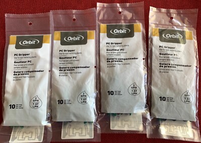 Lot Of 4 NEW Orbit 67226.   2 GPH Maintainable PC Dripper Landscape Irrigation