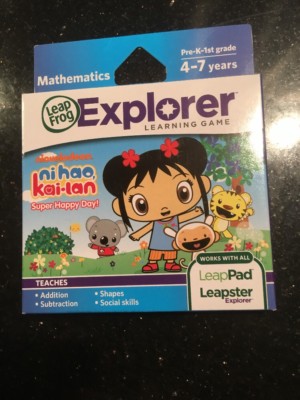 Nickelodeon Nihao KAI LAN Super Happy Day Game Leap Frog LeapPad Explorer NIB
