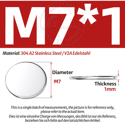 4 Dischi In Acciaio Inossidabile Da 80 Mm Di Diametro, Spessore 1-10 Mm, Piastra Metallica Rotonda For Fai Da Te, Artigianato E Uso Industriale(1mm - Foto 12