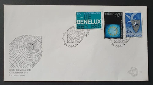 1974 NETHERLANDS NEDERLAND EUROPEAN EVENTS NR 134 FDC