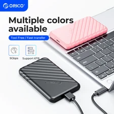 ORICO 2.5'' USB C Hard Drive Enclosure USB3.1 to SATAIII External SSD HDD Cases