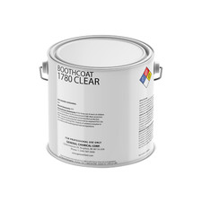 BOOTHCOAT 1780 CLEAR - PROTECTIVE BARRIER FOR GRATES, FLOORS, AND WALLS - 1 Gal