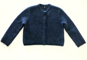 cos navy cardigan