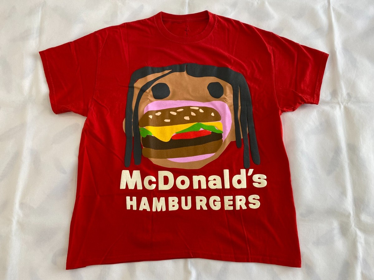 Travis Scott x CPFM 4 CJ Cactus Jack Burger Mouth T-shirt