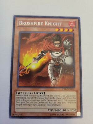 Yu-Gi-Oh! TCG Brushfire Knight Cosmo Blazer CBLZ-EN037 Unlimited