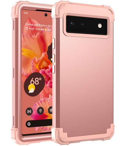 Für Google Pixel 6/6 Pro 3 in 1 Hybrid strapazierfähig stoßfestes Gummigehäuse - Bild 2 von 34