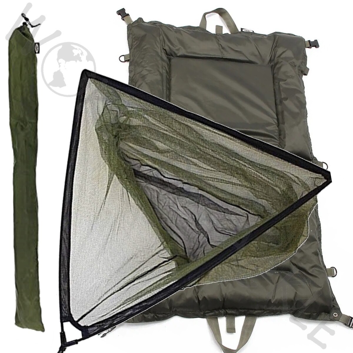 Carp Fishing Beanie Unhooking Mat and 36