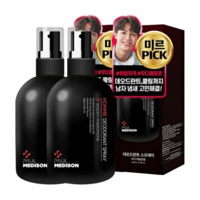 Paul Medison Homme Deodorant Spray Woody Pheromon 200 ml * 2 Stück - KOSTENLO...