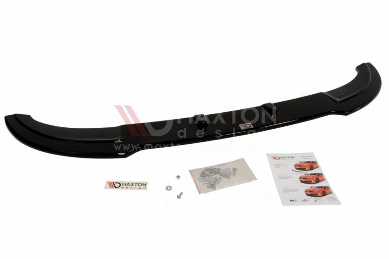 Difusor Delantero Maxton Design Para Mini Cooper R56 JCW - Acabado Brillo Negro ABS, Estilo Agresivo, Fácil Montaje