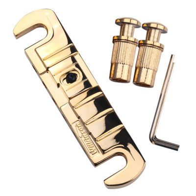 Wilkinson GTB-Lite Wraparound Guitar Bridge Tailpiece for Les Paul Guitar Gold
