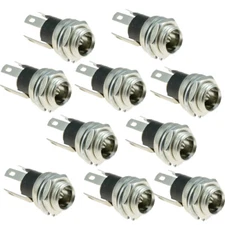 wholesale 2.1 x 5.5 mm DC Jack Socket Panel-Mount Power Connector