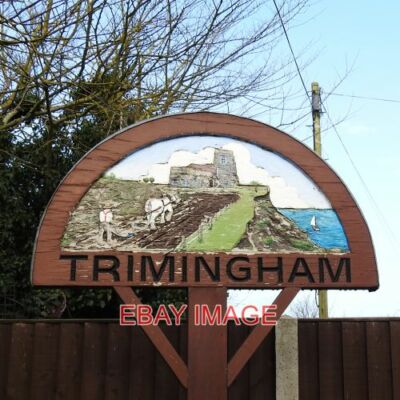 FOTO TRIMINGHAM DORFSCHILD TRIMINGHAM KLIPPEN SIND GROSS AUF DEM SCHILD ABGEBILDET