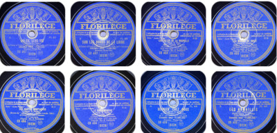 Gesangsset, Choral, Passani (4er Set Schallplatten) 78 Umdrehungen rpm FLORILÉGE