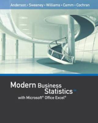 Modern Business Statistics with Microsoft Office Excel (with XLSTAT Educa - GOOD