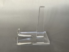 Clear Acrylic Plate/Platter and Painting Display Stand 5  Tall